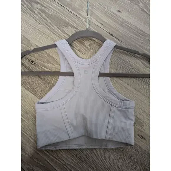 Lululemon High Neck Yoga Bra Size 2 - Picture 6 of 6